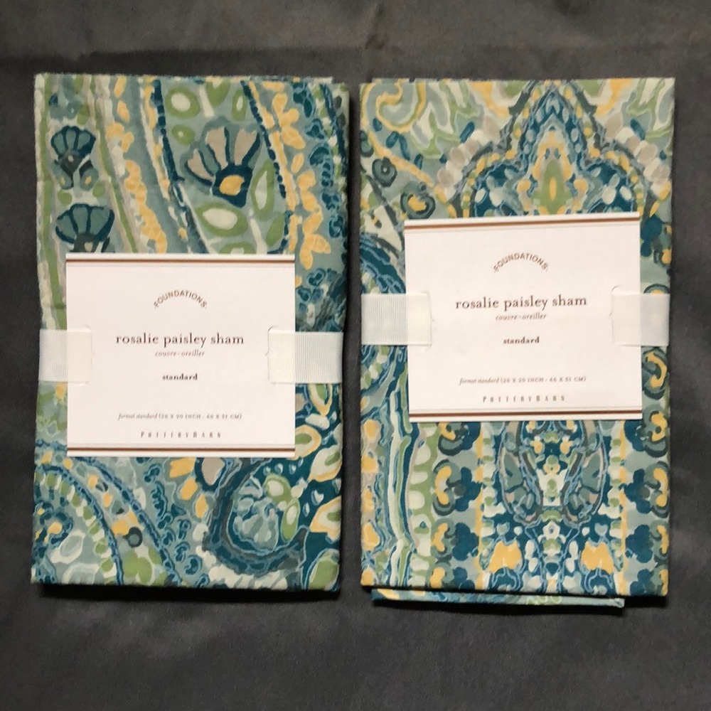 Pottery Barm Rosalie Paisley Pillow Shams
